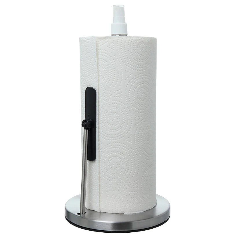 Paper Towel Holder with Spray Bottle - Image 2