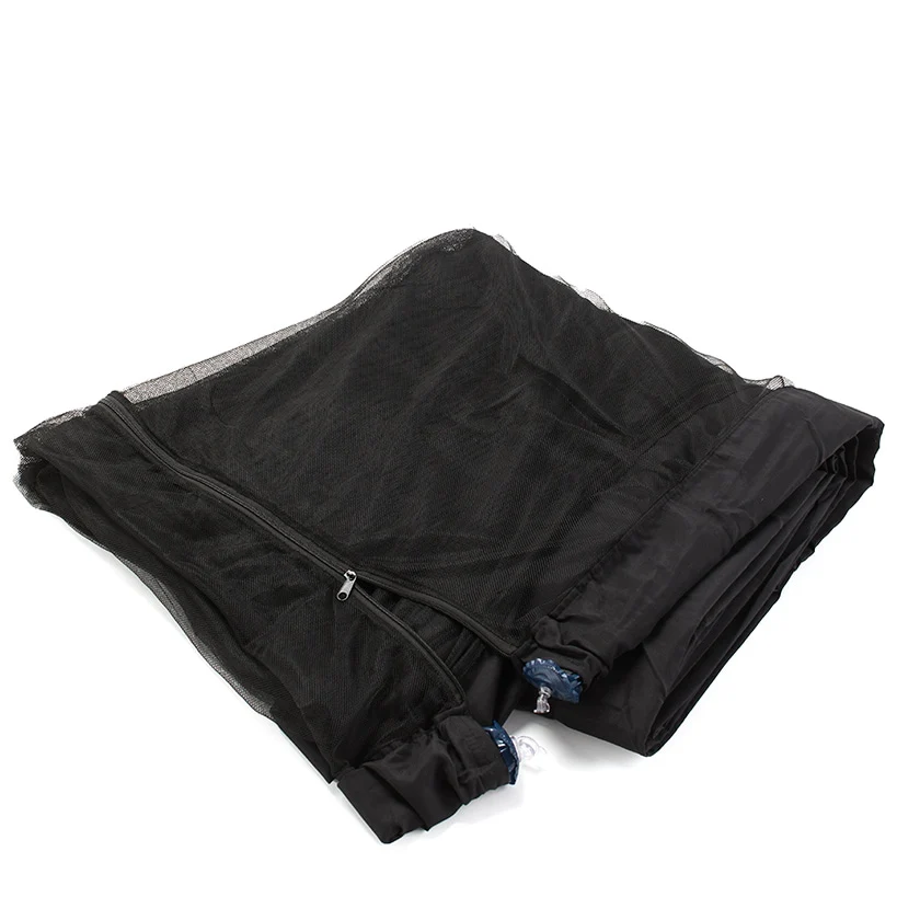 Patio Umbrella Bug Screen W/Zipper Opening And Polyester Netting - Image 5