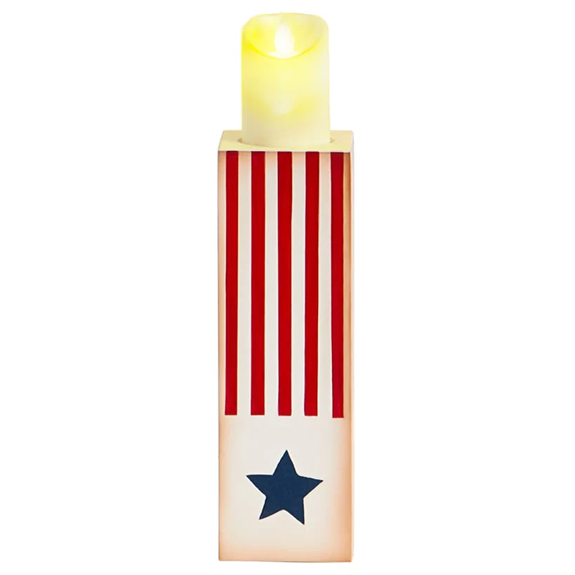 Patriotic LED Candle Set - Image 2