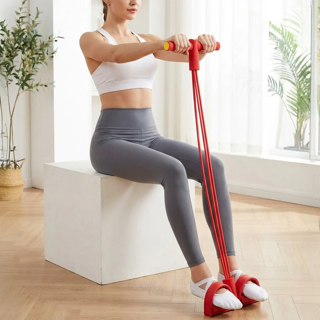 Pedal Resistance Band with Handle - Image 5