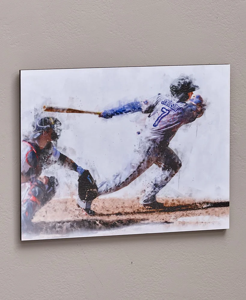 Personalized Baseball Player Wall Plaques - Image 4