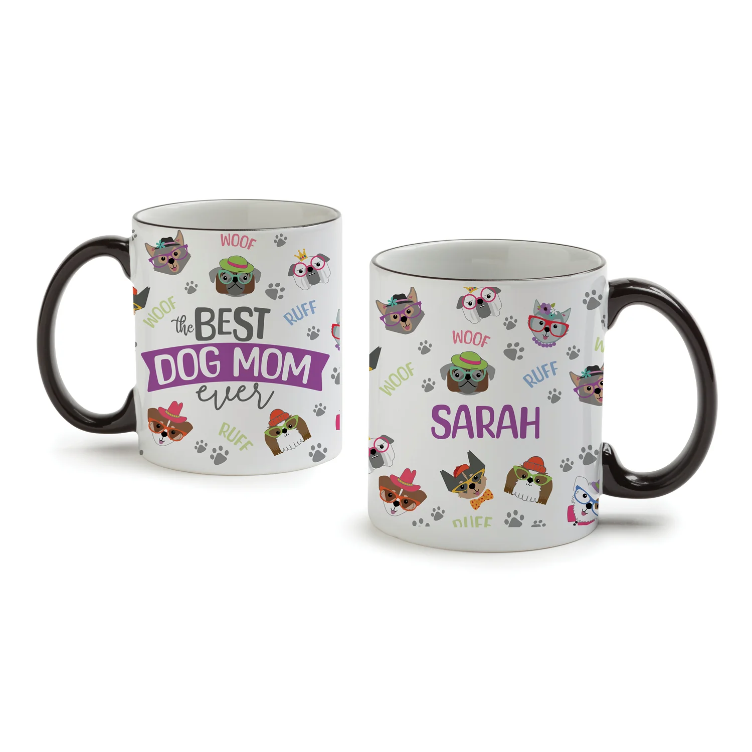 Personalized Best Dog Mom Coffee Mug - Image 2