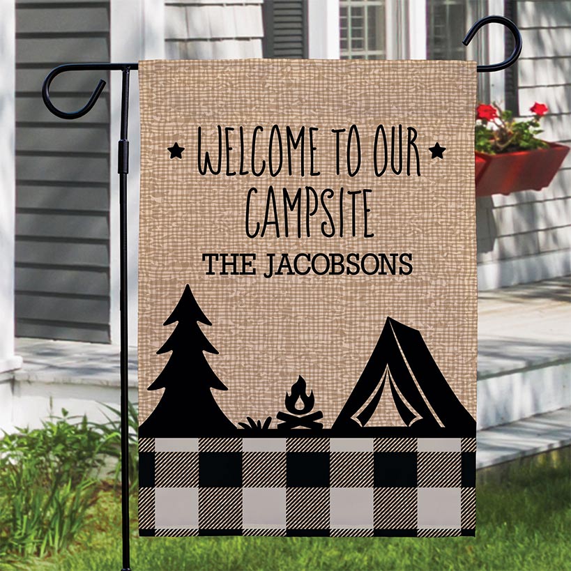 Personalized Camping Double-sided Garden Flag - Image 4