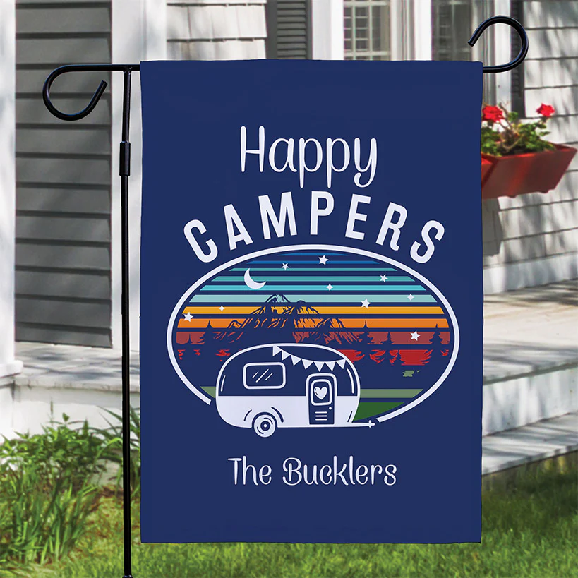 Personalized Camping Double-sided Garden Flag - Image 5