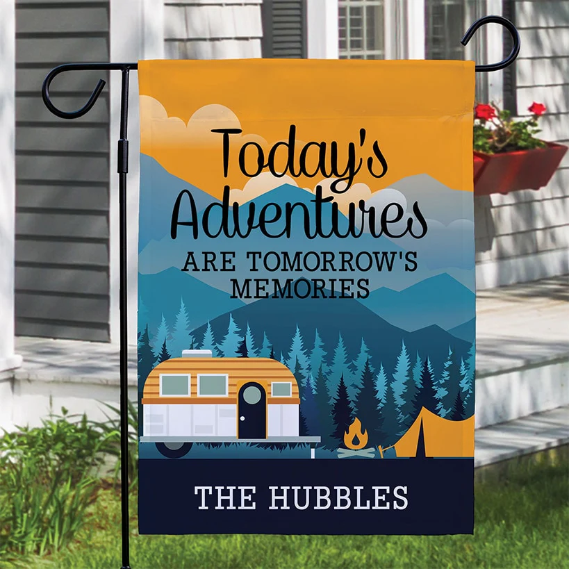 Personalized Camping Double-sided Garden Flag - Image 6