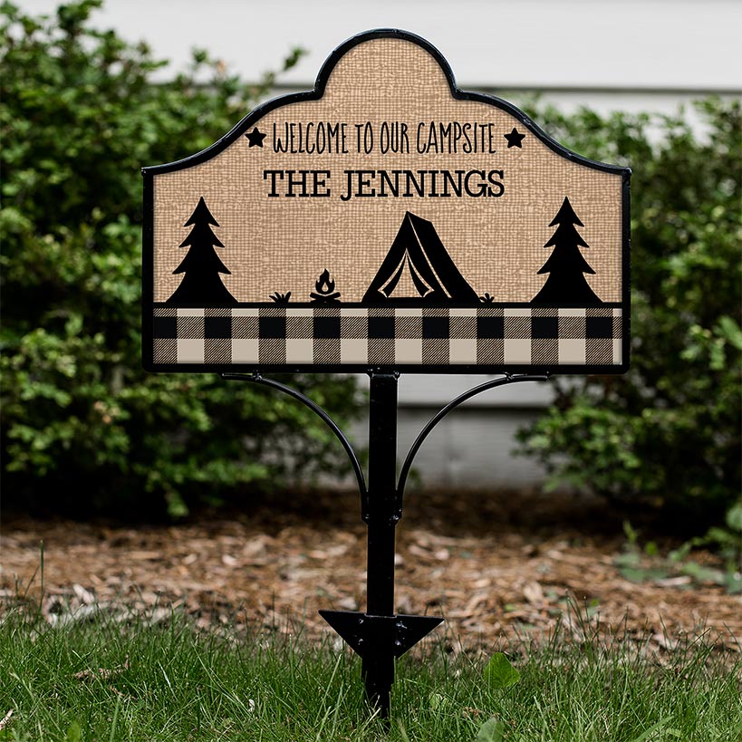 Personalized Camping Magnet Yard Sign - Image 4