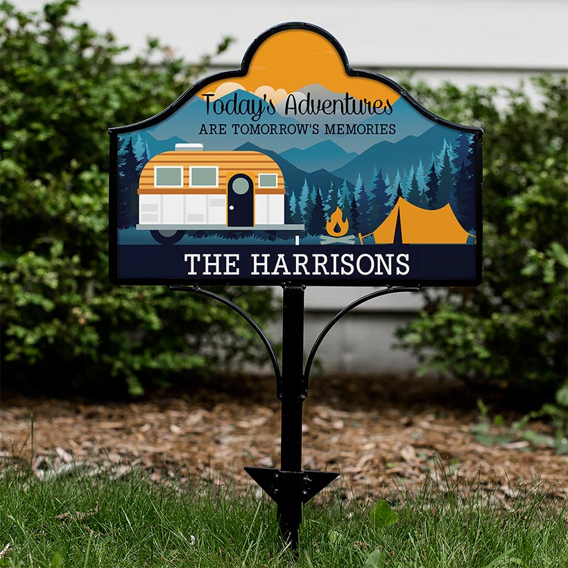 Personalized Camping Magnet Yard Sign - Image 5
