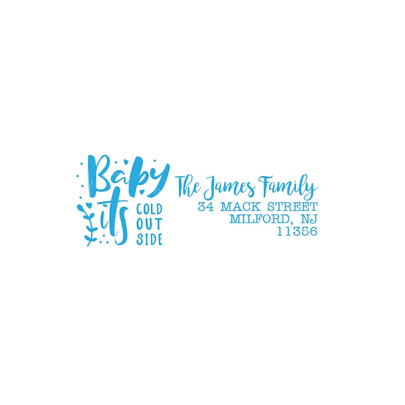 Personalized Christmas Self Inking Stamp - Image 6