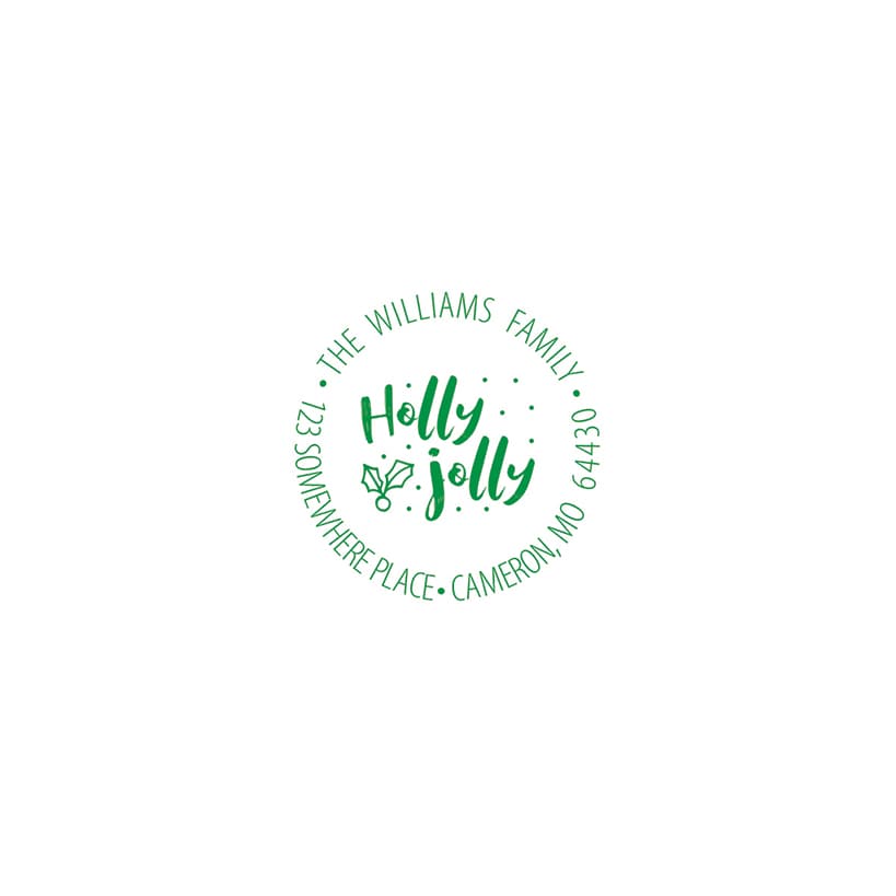 Personalized Christmas Self Inking Stamp - Image 8