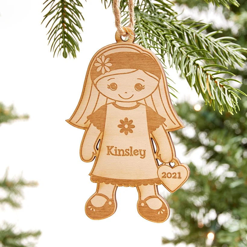 Personalized Christmas Siblings Ornament - Image 7