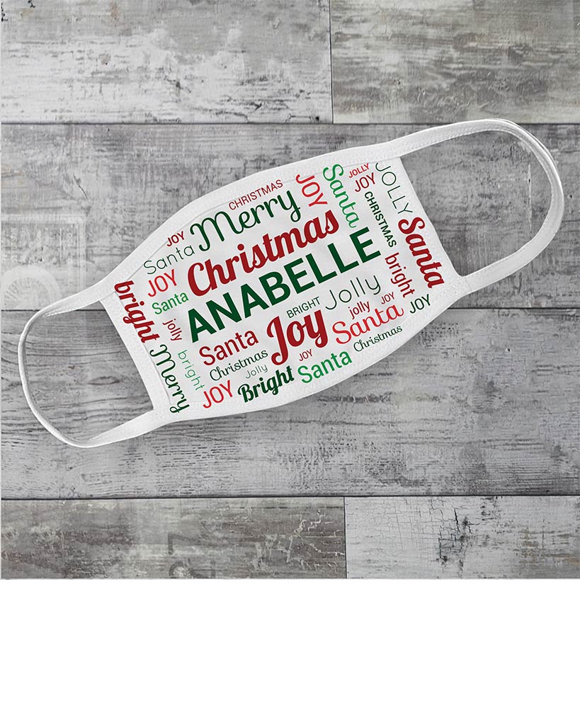 Personalized Christmas-Themed Face Masks - Image 3