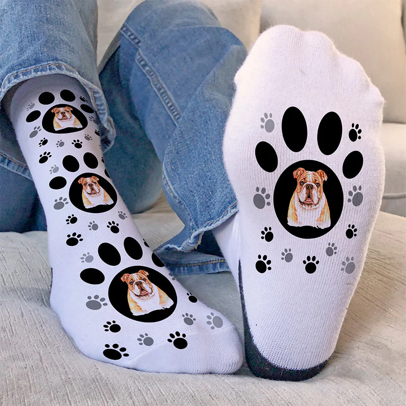 Personalized Dog Breed Crew Socks - Image 10