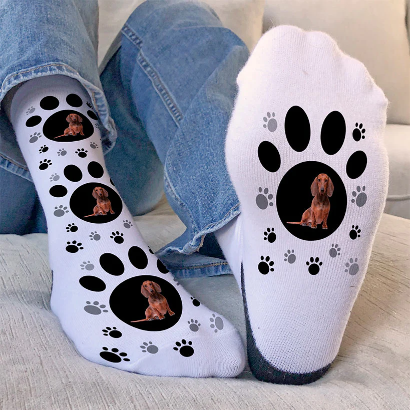 Personalized Dog Breed Crew Socks - Image 3