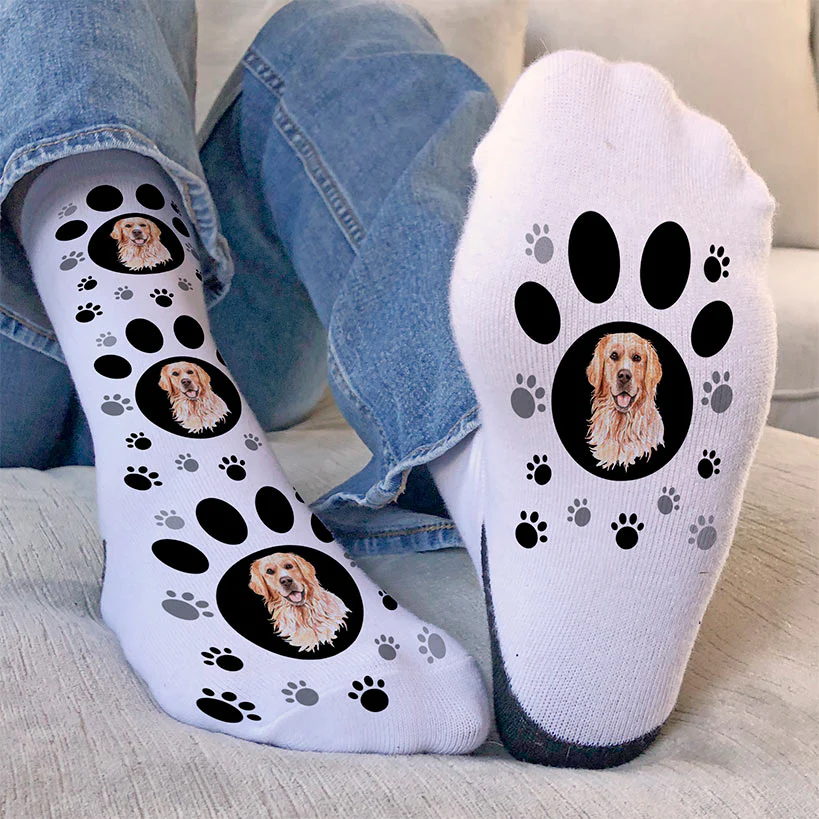 Personalized Dog Breed Crew Socks - Image 5
