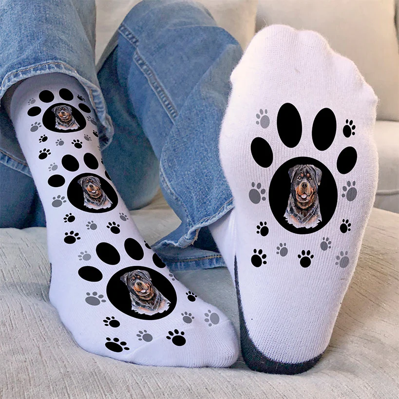 Personalized Dog Breed Crew Socks - Image 7