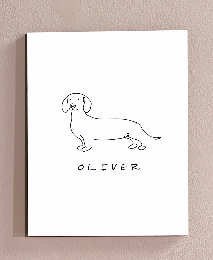 Personalized Dog or Cat Line Drawing Wall Art - Image 3