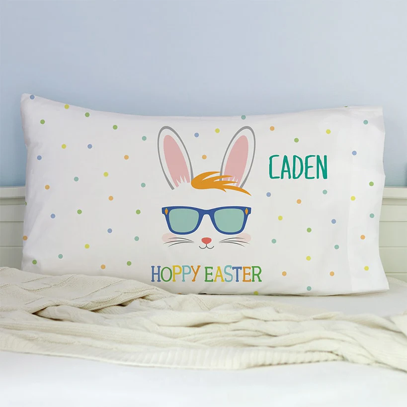 Personalized Easter Bunny Pillowcase - Image 4