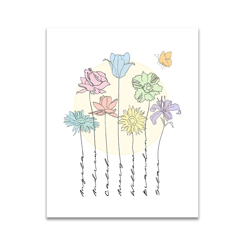 Personalized Family Garden Wall Hanging - Image 2