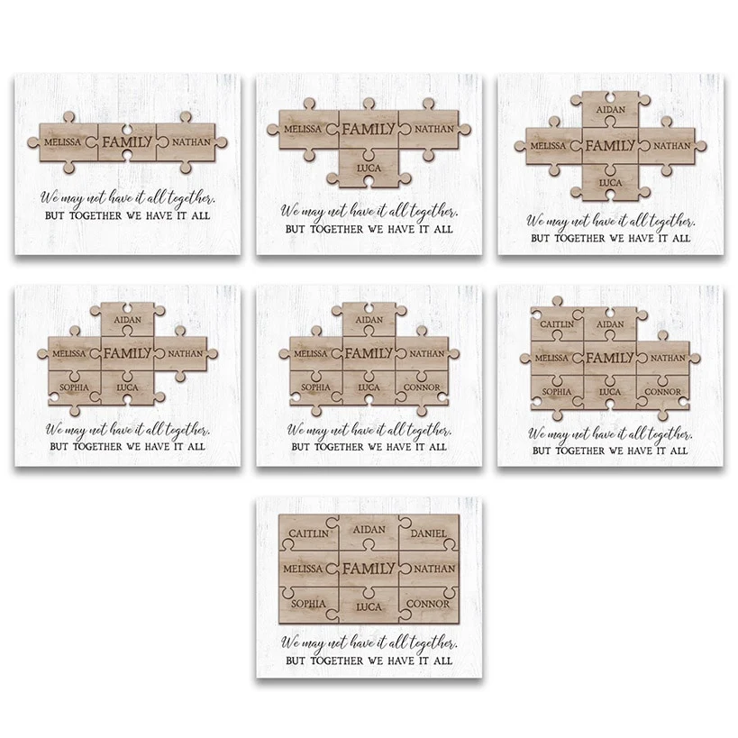 Personalized Family Puzzle Wall Signs - Image 5