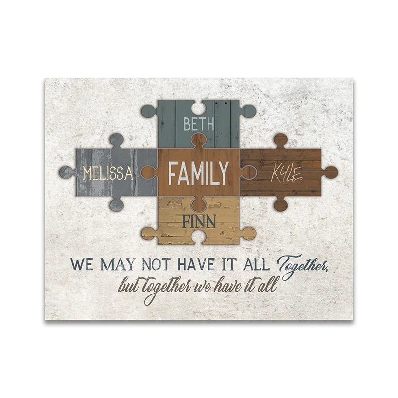 Personalized Family Puzzle Wall Signs - Image 6