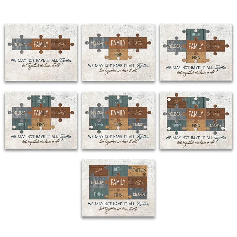 Personalized Family Puzzle Wall Signs - Image 7