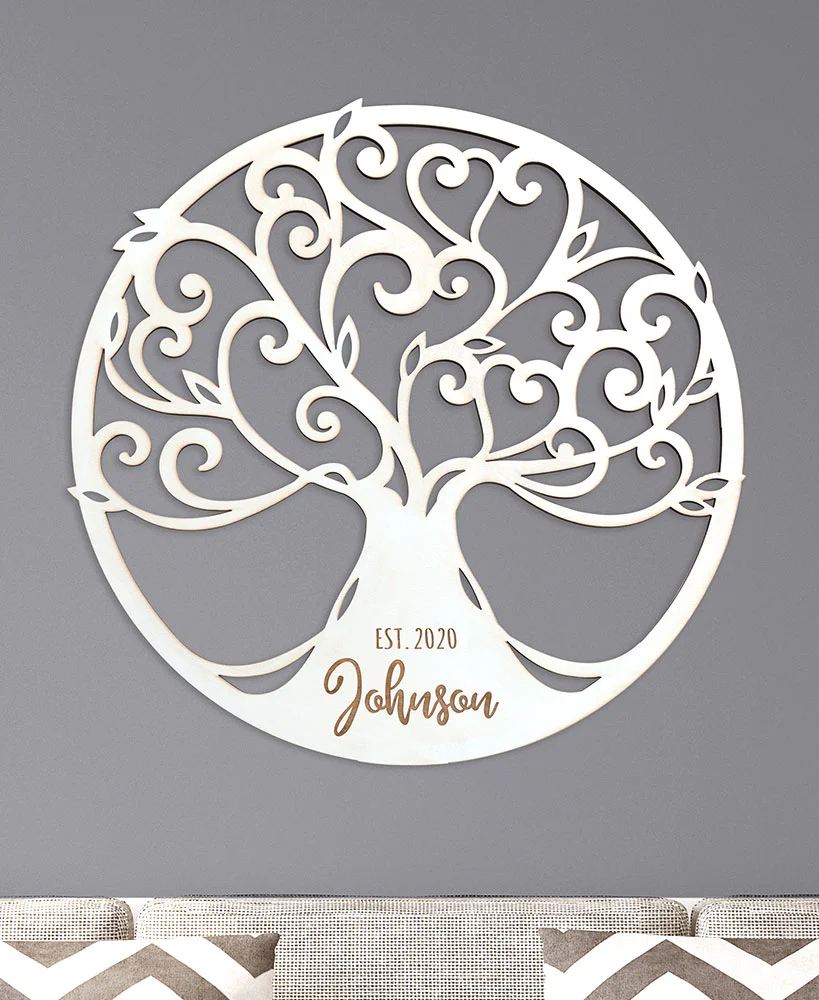 Personalized Family Tree Wall Art