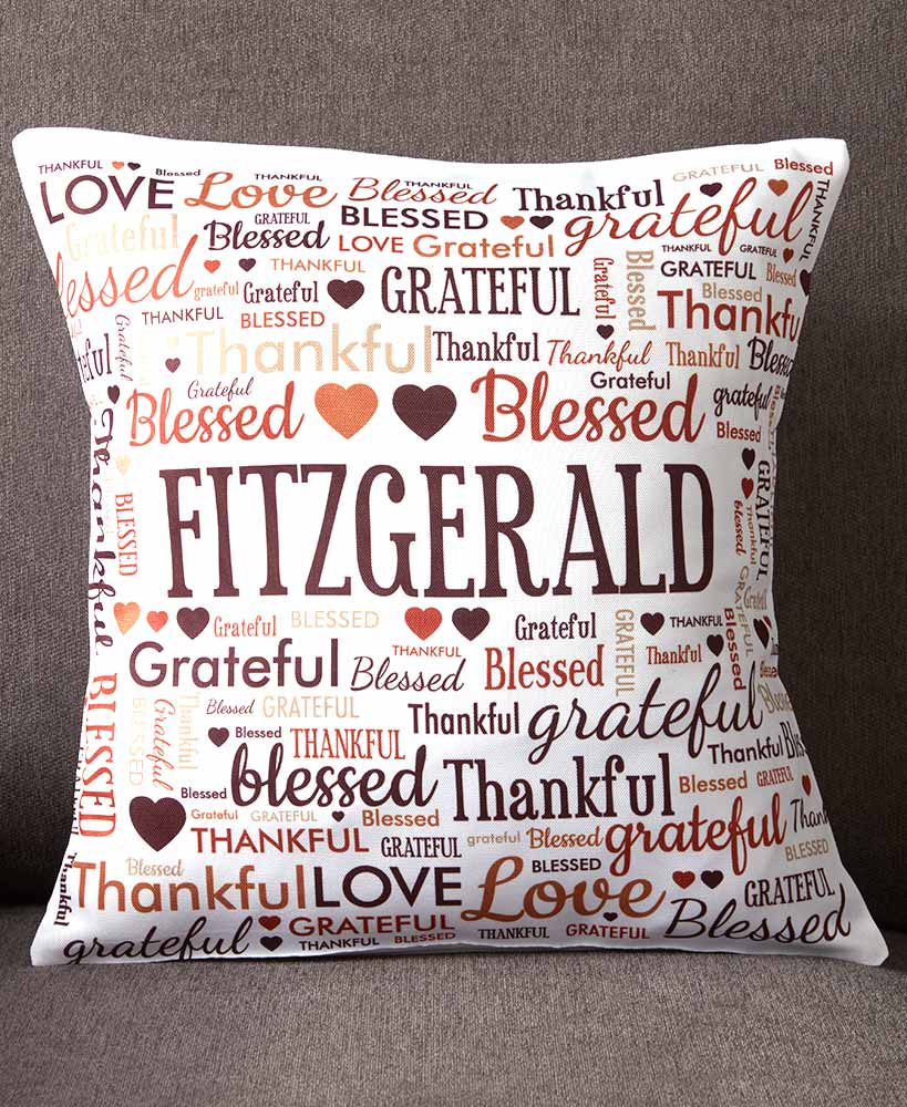 Personalized Family Word Art Sherpa Throws or Pillows - Image 6