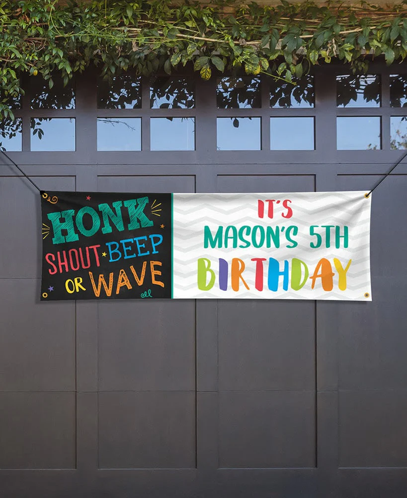 Personalized Happy Birthday Garden Flag or Banner - Image 5