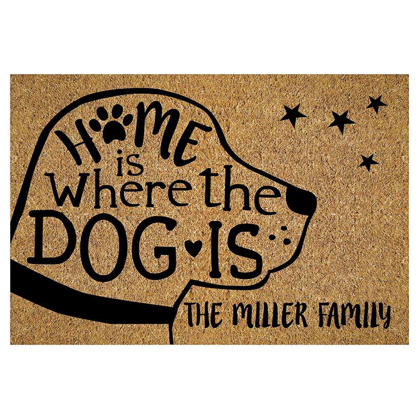 Personalized Home is Where is Dog or Cat Doormat - Image 3