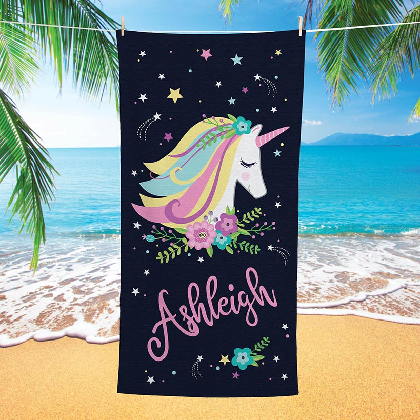 Personalized Kids Beach Towels - Image 3