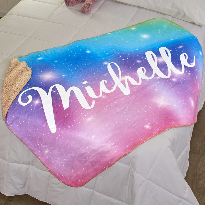 Personalized Kids' Sherpa Throws - Image 3