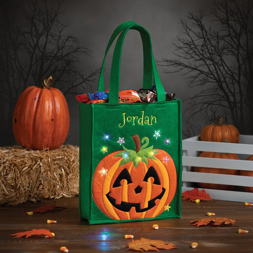 Personalized LED Halloween Treat Bag - Image 5