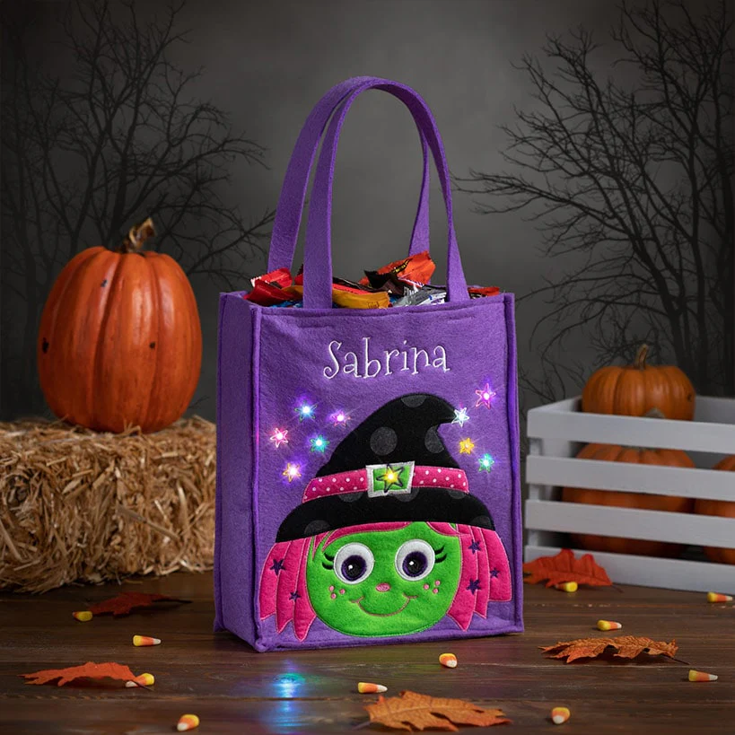 Personalized LED Halloween Treat Bag - Image 9
