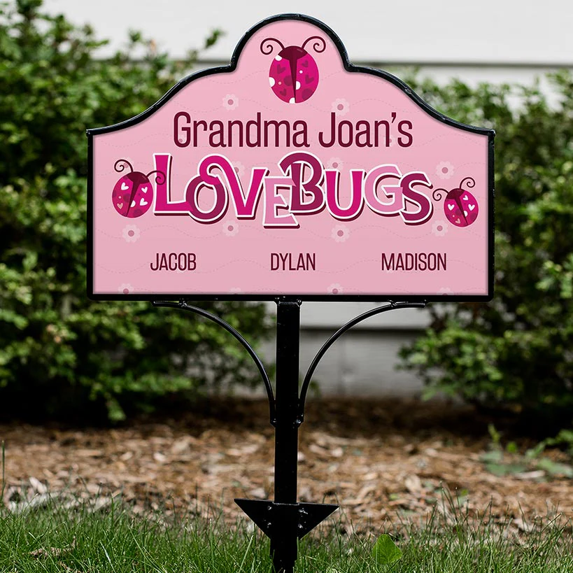 Personalized Love Bug Magnet for Yard Sign - Image 3