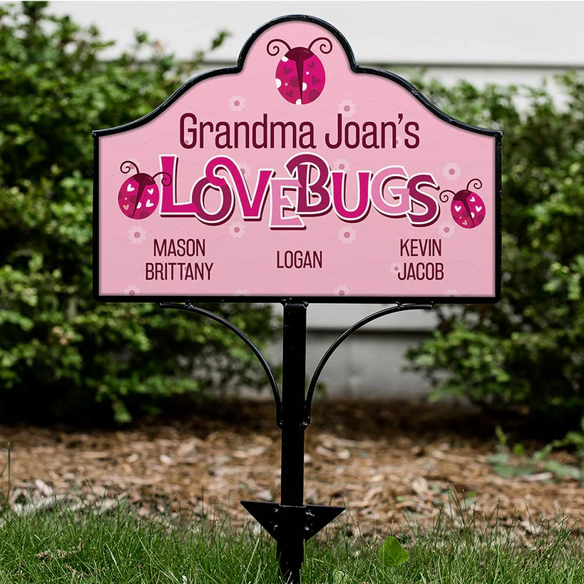 Personalized Love Bug Magnet for Yard Sign - Image 5