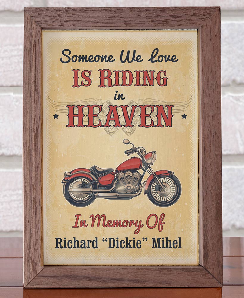 Personalized Memorial Framed Desk Art - Image 3