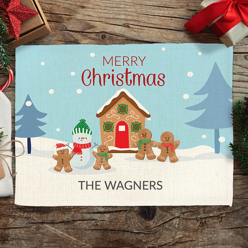 Personalized Merry Christmas Winter Wonderland Family Placement - Image 3