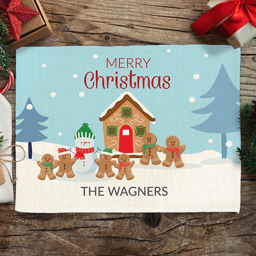 Personalized Merry Christmas Winter Wonderland Family Placement - Image 5