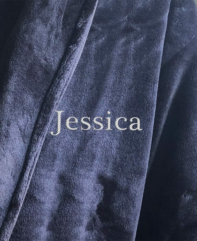 Personalized Microfleece Robe - Image 11