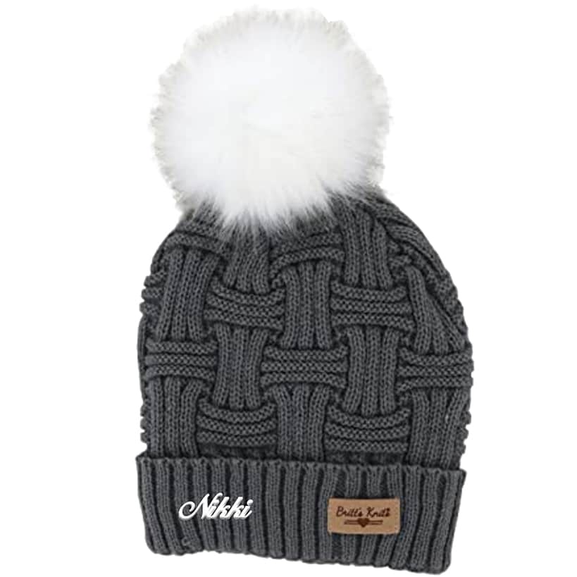 Personalized Name Adult Knit Hat - Image 6