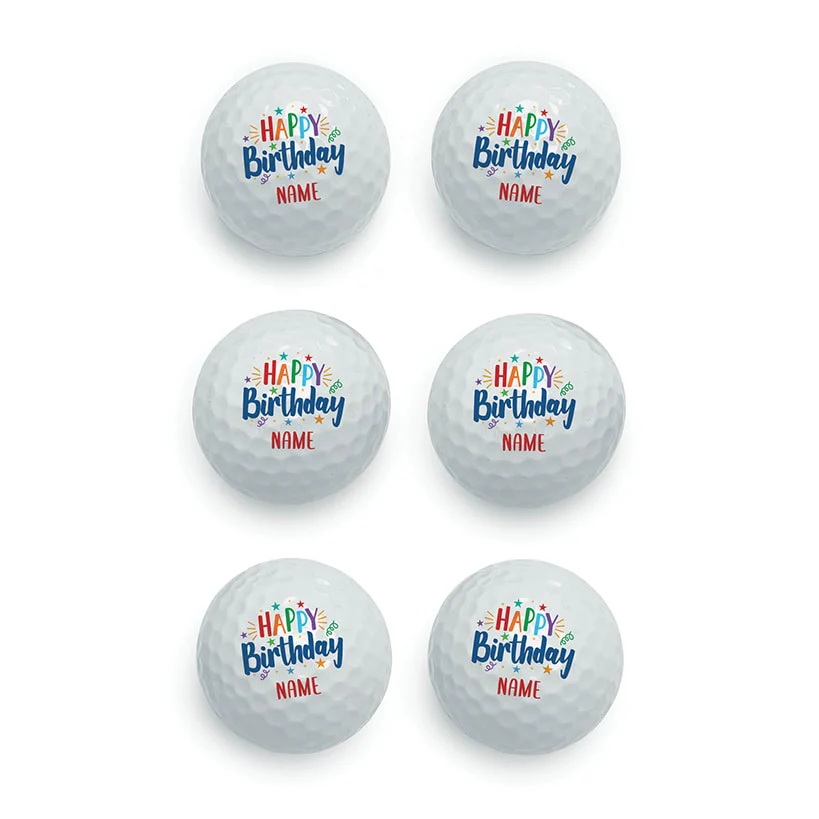 Personalized Name Golf Balls Set of 6 - Image 3