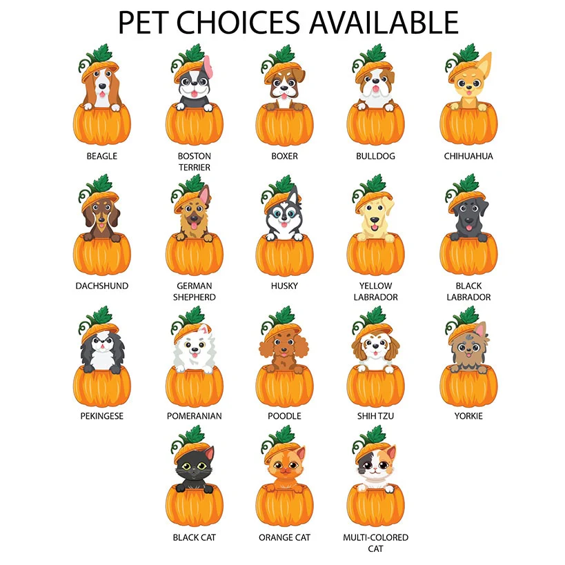Personalized Pumpkin Pets Halloween Mug 11 oz White Ceramic - Image 4