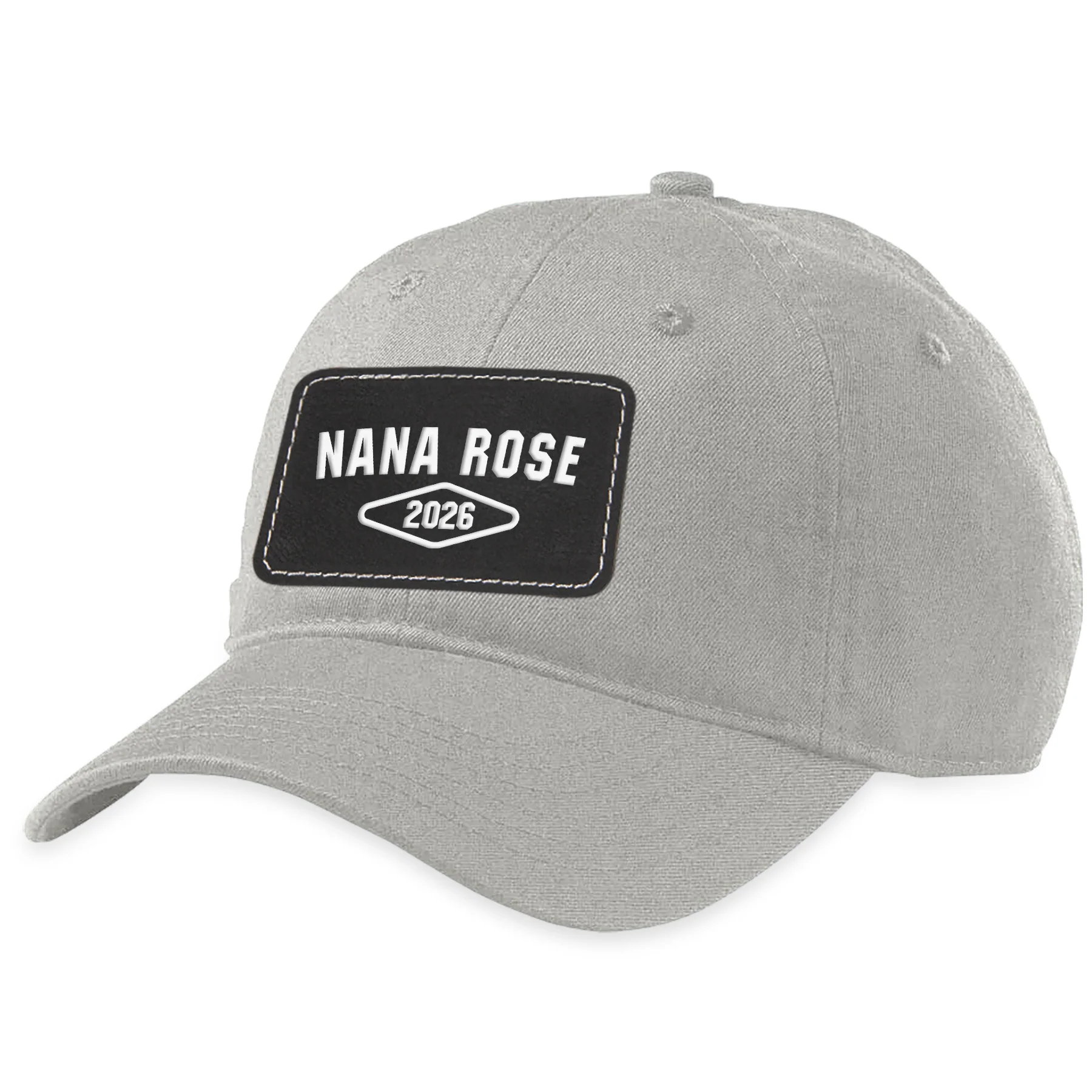 Personalized Title Rounded Diamond Chino Hat - Image 4