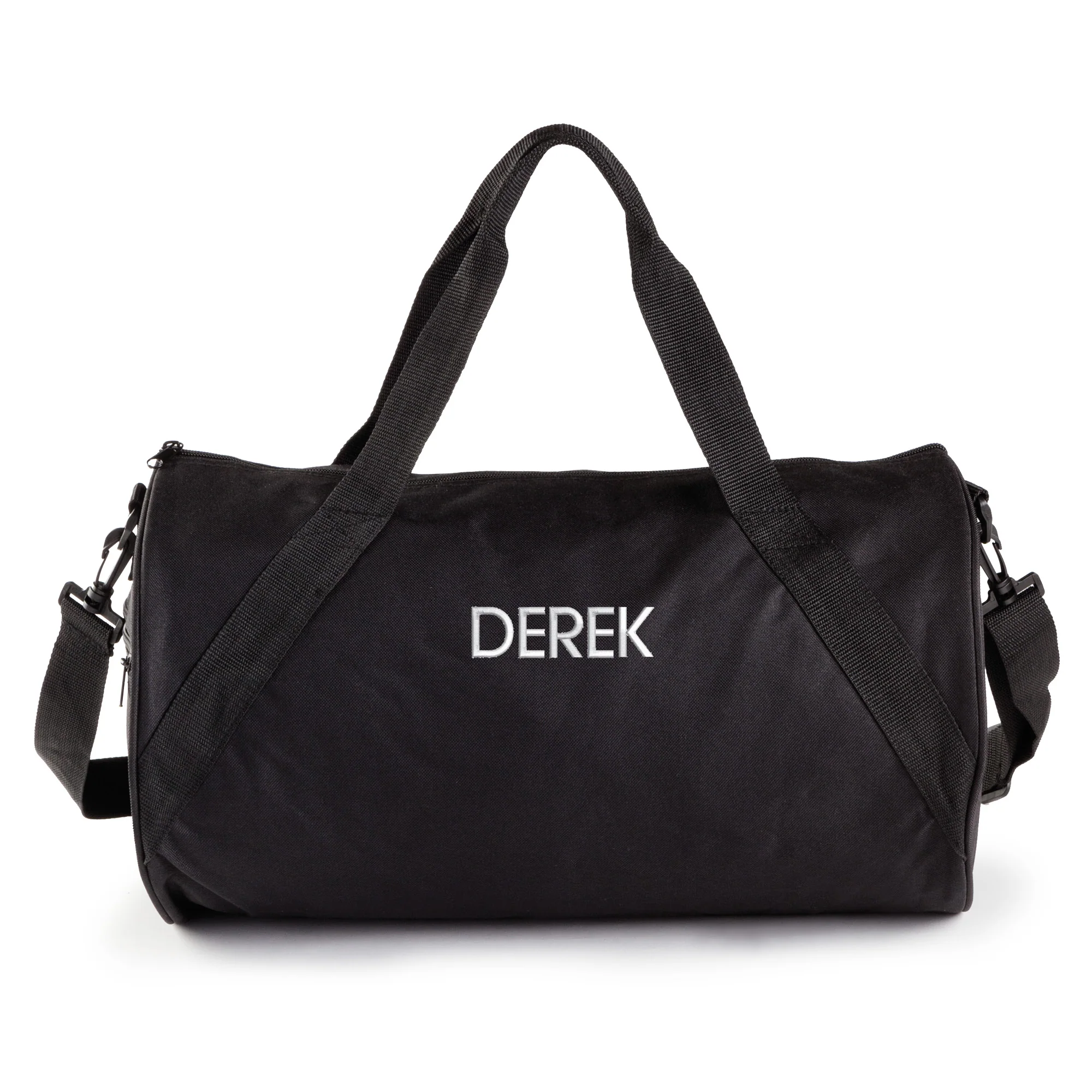 Personalized Travel Bag with White Block Name - Image 3