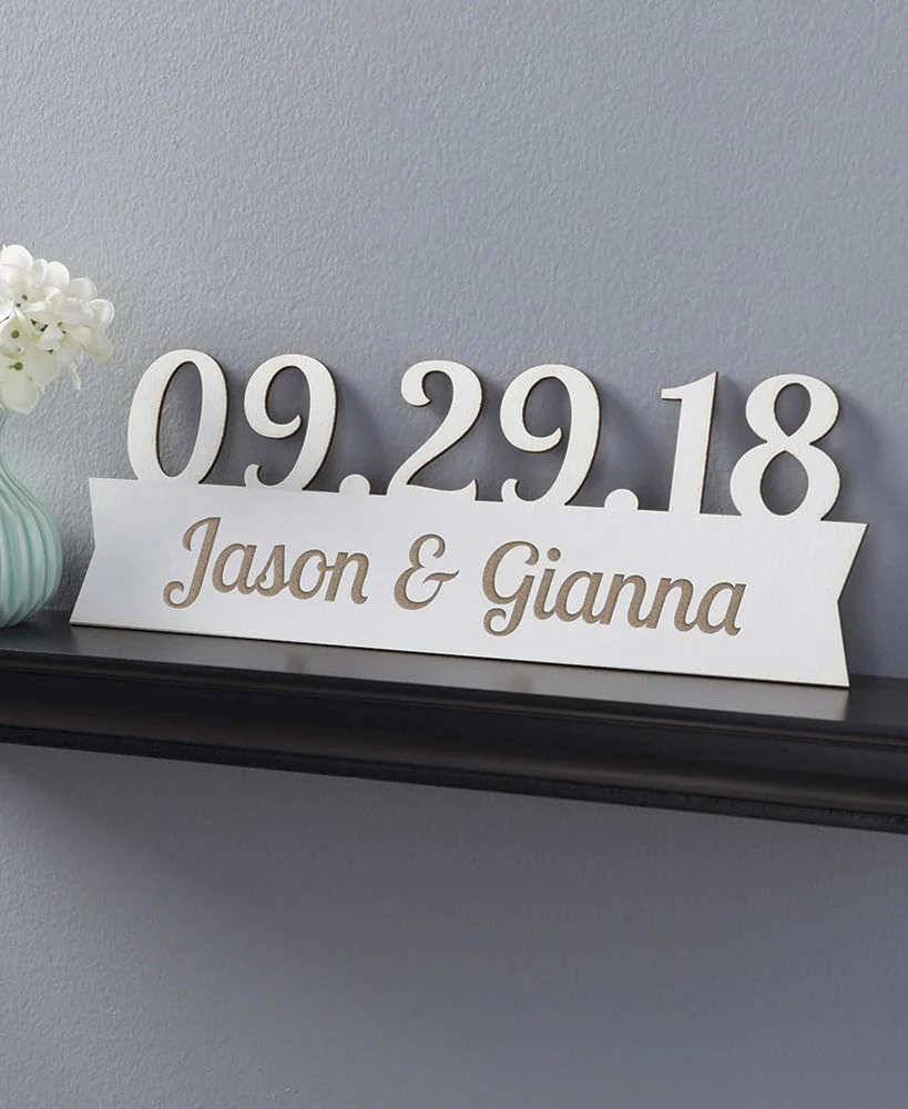Personalized Wedding Our Special Day Wood Plaque - Image 2