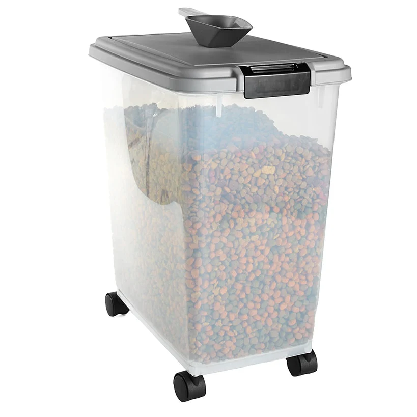 Pet Food Storage - Airtight Container with Wheels and Scoop Included - Image 2