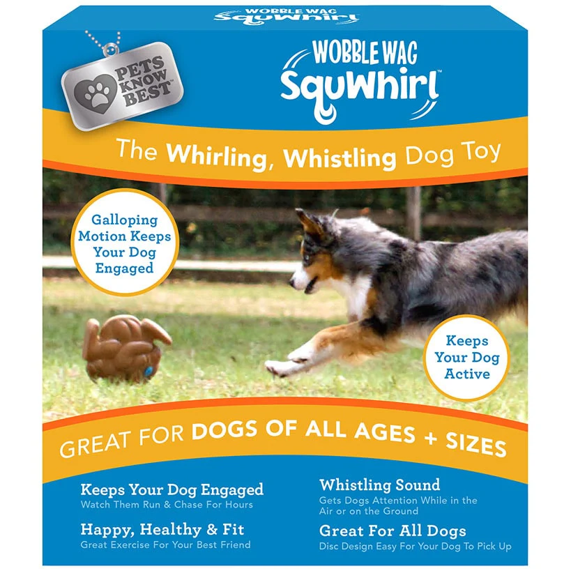 Pet Knows Best™ SquWhirl™ Dog Toy - Fun Whistling Disc for Endless Playtime - Image 3
