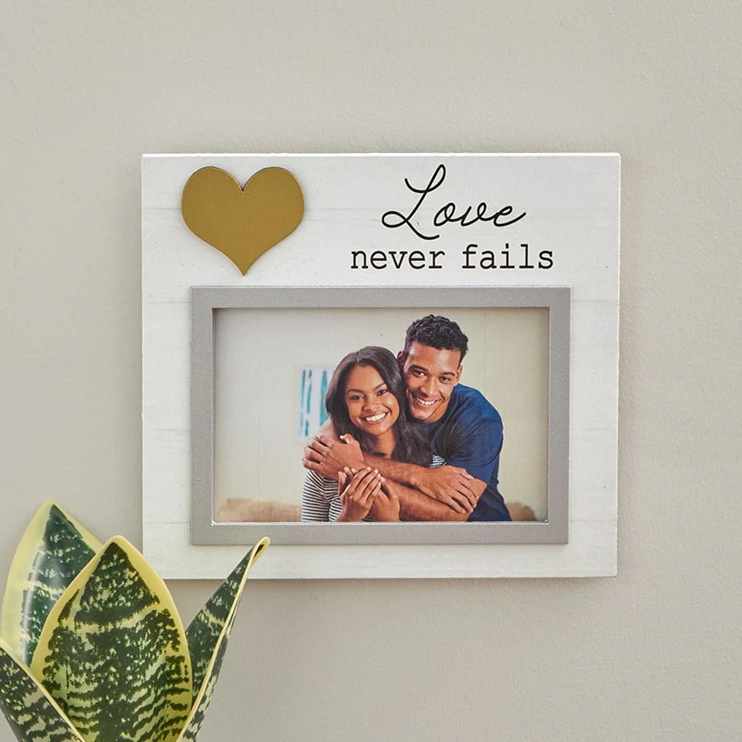 Photo Frame Love Family Blessed With Heart 6 x 4 - Image 4