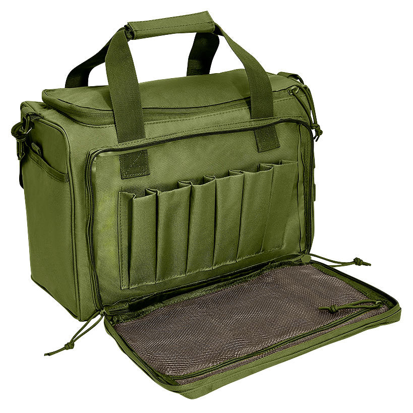 Pistol Range Bag With Zippered Main Compartment and Shoulder Strap - Image 3