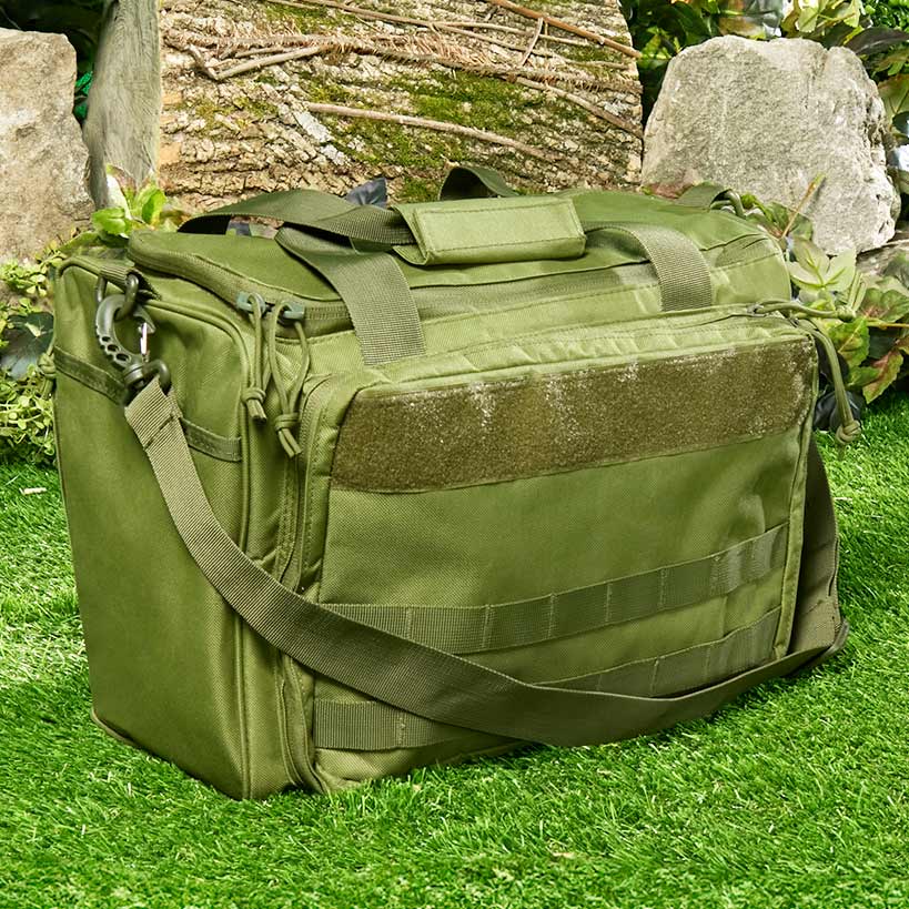 Pistol Range Bag With Zippered Main Compartment and Shoulder Strap - Image 4